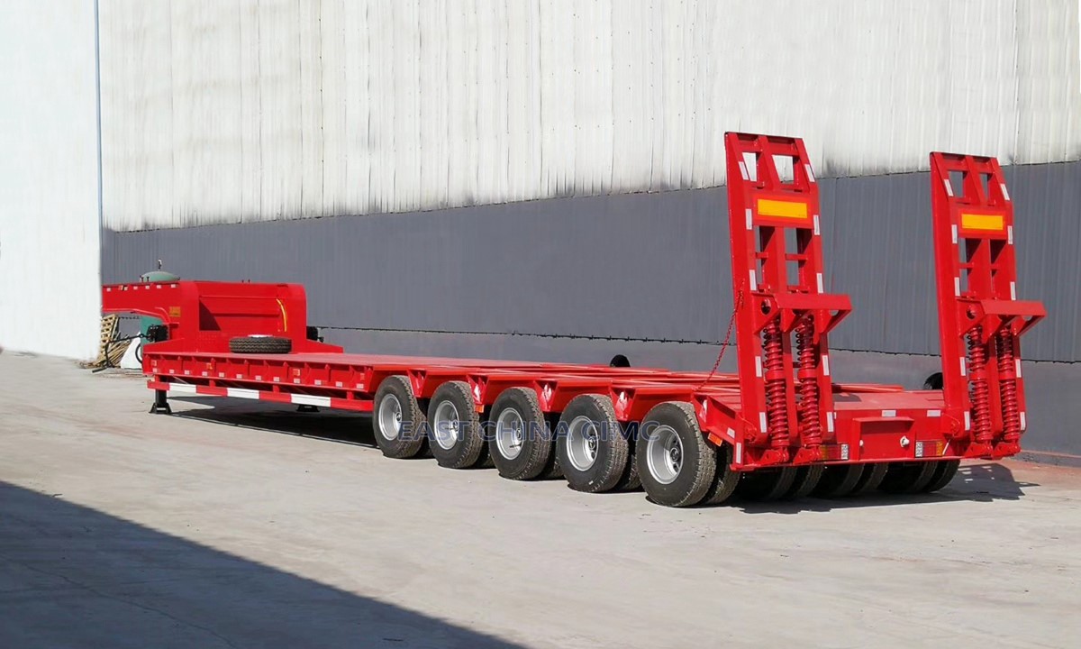 5 axle lowboy trailer with climbing ladder 5 axle lowboy trailer with climbing ladder